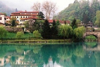 Hotel Lucija Most na Soči Esterno foto